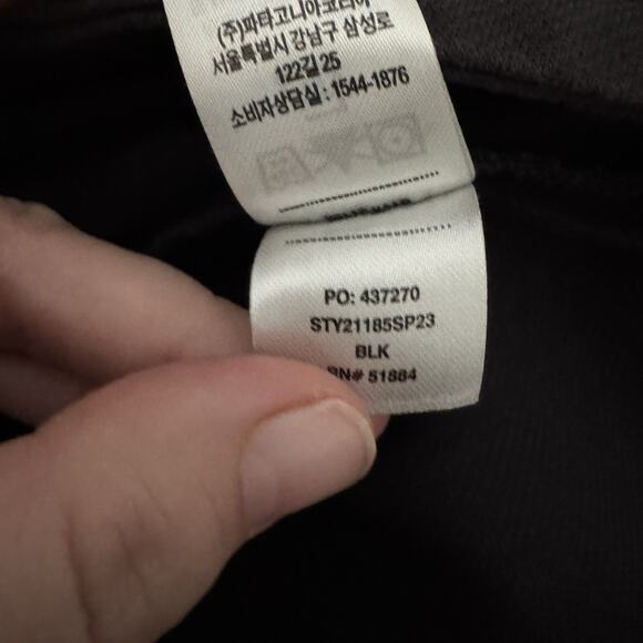 Patagonia Women's Organic Cotton Roaming Joggers Sz M** Black Pockets Soft 21185 - Picture 8 of 12